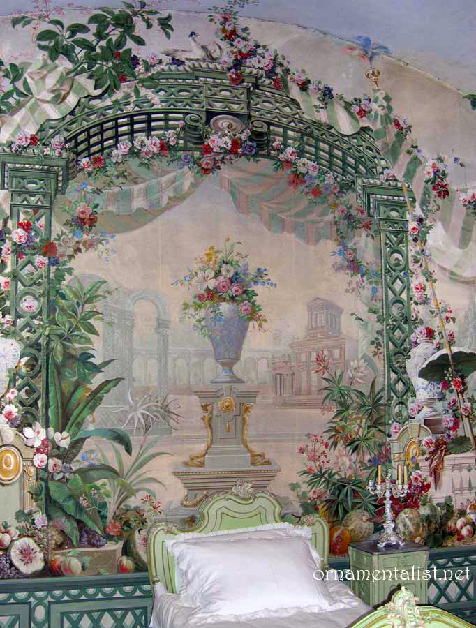 Nstnn malby v pokojch na zmku Schnbrunn ve Vdni