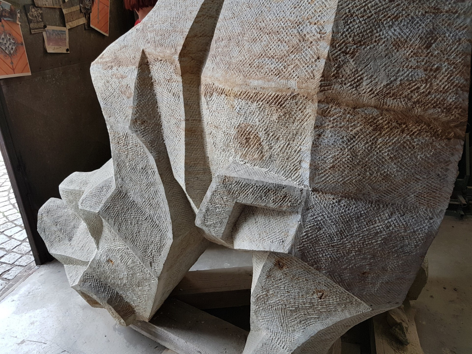 ��st plastiky nosoro�ce v �ivotn� velikosti - v d�ln� pana V�gnera