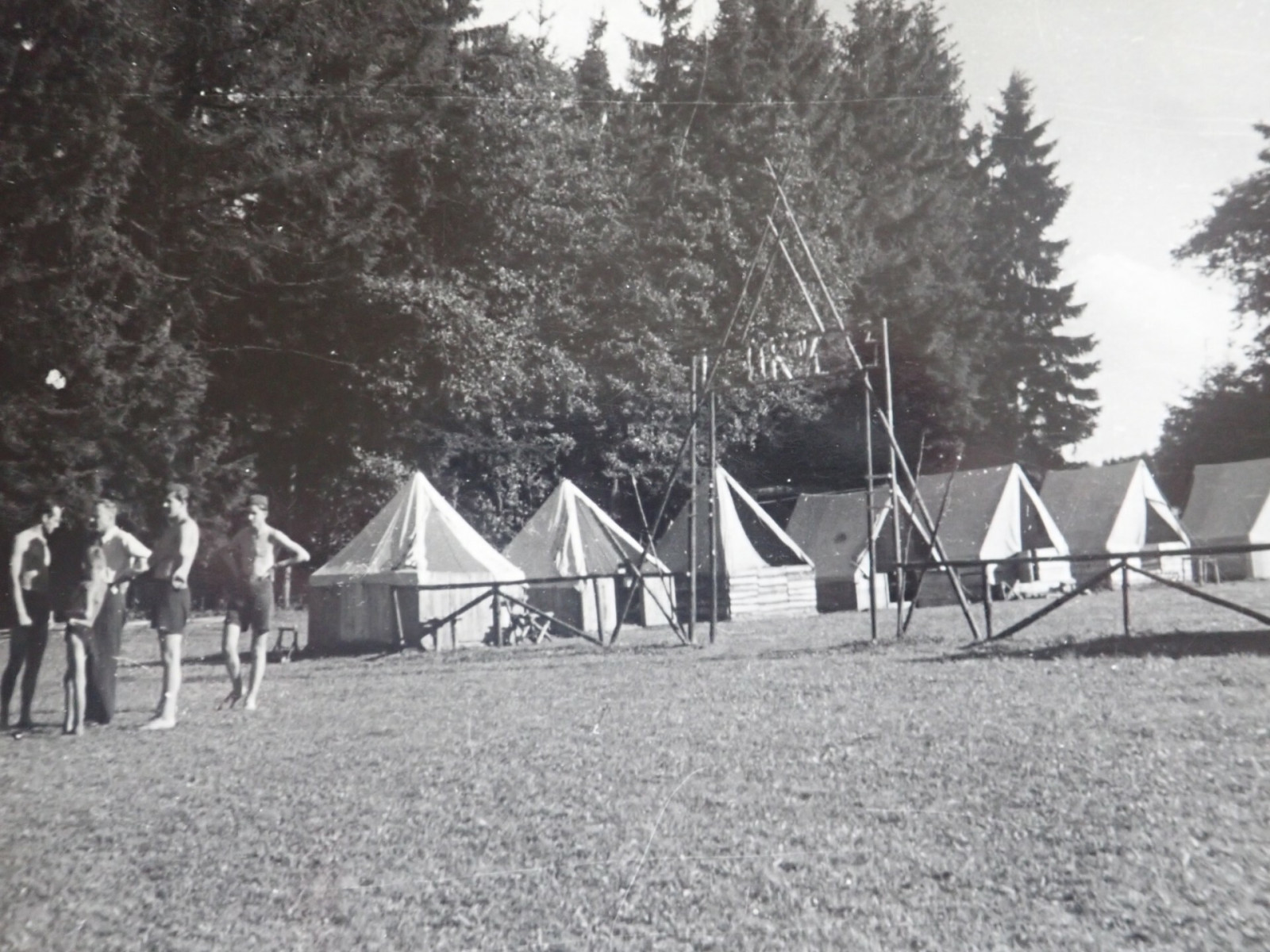 Tbor 1. oddlu spolen s Vlaty u Horn Brann v roce 1946